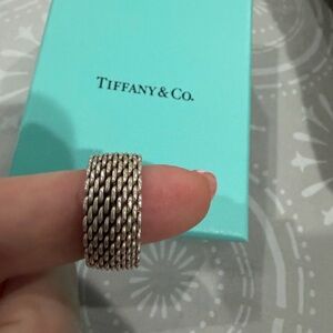 Tiffany & Co. Silver RETIRED Somerset Ring